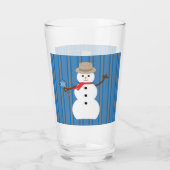 Spaß und Extravaganter Schneemann Detektiv Glas (Rückseite)
