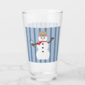 Spaß und Extravaganter Schneemann Detektiv Glas (Rückseite)