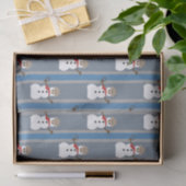 Spaß und Extravaganter Schneemann Detektiv Seidenpapier (Geschenk)