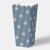 Spaß und Extravaganter Snowflake Popcorn Geschenkschachtel (Rückseite)