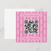 Spaß und Extravaganter Star QR Code Einladung (Vorne/Hinten)