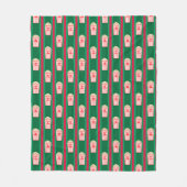 Spaß und Extravaganter Weihnachtskorn Fleecedecke (Vorderseite)