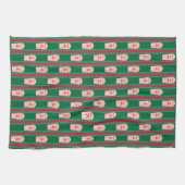 Spaß und Extravaganter Weihnachtskorn Geschirrtuch (Horizontal)