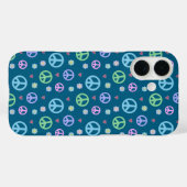 Spaß und Extravagantes Friedenszeichen, Blume & He Case-Mate iPhone Hülle (Rückseite (Horizontal))