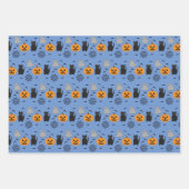Spaß und Extravagantes Halloween Geschenkpapier Set (Vorderseite 2)
