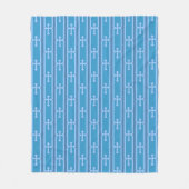 Spaß und Extravagantes Kreuz Fleecedecke (Vorderseite)