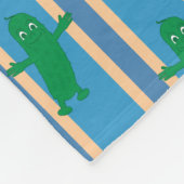 Spaß und Extravagantes Pickle Fleecedecke (Ecke)