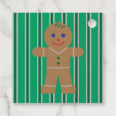 Spaß und Extravagantes Weihnachtsbrot Geschenkanhänger (Rückseite)