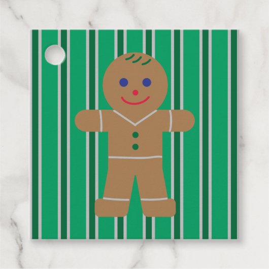 Spaß und Extravagantes Weihnachtsbrot Geschenkanhänger (Vorderseite)