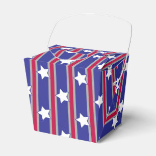 Spaß und Fancy Patriotische Sterne und Streifen Geschenkschachtel