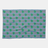 Spaß und Fancy Shamrock Geschirrtuch (Horizontal)