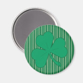 Spaß und Fancy Shamrock Magnet (Vorderseite/Rückseite)