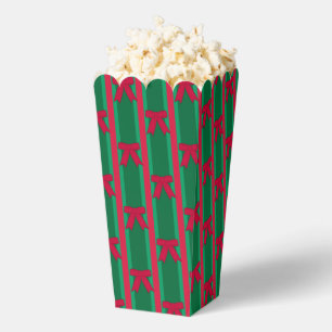 Spaß und Fantasie - Weihnachts-Schleifen Popcorn Geschenkschachtel
