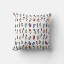 Spaß und farbenfrohe Dekoration Kissen