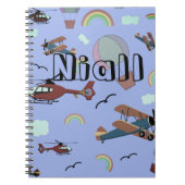 Spaß und farbenfrohe Luftfahrt Notizblock (Vorderseite)