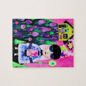 Spaß und farbenfrohe Mischmedien Puzzle (Horizontal)