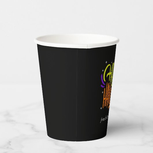 Spaß und Festivals "Happy Halloween" Papier Cup Pappbecher (Rechts)