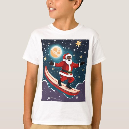 Spaß und festliches Weihnachtsdesign T-Shirt (Vorderseite)