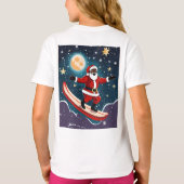 Spaß und festliches Weihnachtsdesign T-Shirt (Rückseite)
