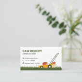 Spaß und Freundliches Landschaften mit einer Touch Visitenkarte (Stehend Vorderseite)