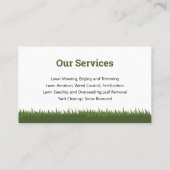 Spaß und Freundliches Landschaften mit einer Touch Visitenkarte (Rückseite)