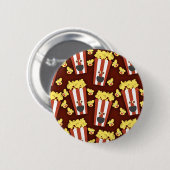 Spaß und frisches Film-Popcorn Button (Vorne & Hinten)