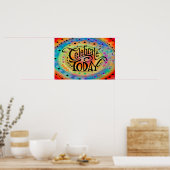 Spaß und fröhliche Feier heute Poster (Küche)