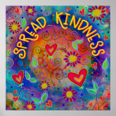Spaß und fröhliche Spread-Kindness-Klasse Poster (Vorne)