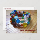 Spaß und Funky Bracelet Postkarte (Vorne/Hinten)