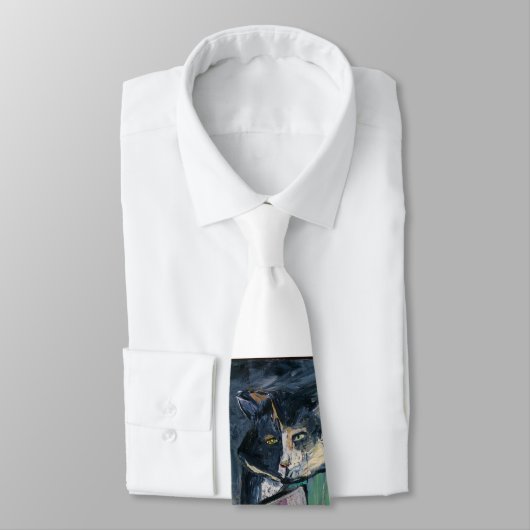 Spaß und funky Katzen-Krawatte Krawatte (Gebunden)