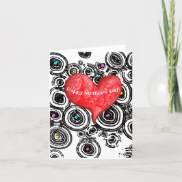 Spaß und Funky Mother Day Card Dankeskarte