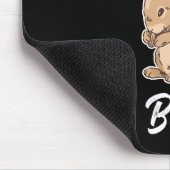 Spaß und glückliche Ostern Bunny und Kaninchen Mousepad (Ecke)