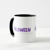 Spaß und heiteres Halloween-Briefe mit dem Zimmer Tasse (Vorderseite Links)
