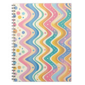 Spaß und Helle Hand Gezeichnet Zickzack Kunst Notizblock (Vorderseite)