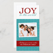 Spaß und Helle Weihnachts-Fotokarten Feiertagskarte (Vorne/Hinten)