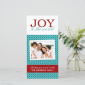 Spaß und Helle Weihnachts-Fotokarten Feiertagskarte (Stehend Vorderseite)