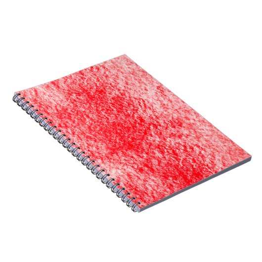 Spaß und helles Rot-Notebook Notizblock (Rechte Seite)