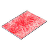 Spaß und helles Rot-Notebook Notizblock (Linke Seite)