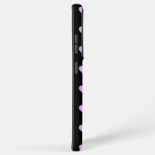 Spaß und Kokette rosa Herzen Personalisiert Samsung Galaxy Hülle (Rechte Seite)