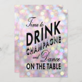 Spaß und Kokette Verlobung Einladung (Vorne/Hinten)