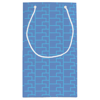 Spaß und leuchtend farbiges geometrisches Muster Kleine Geschenktüte