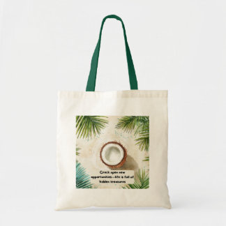 Spaß und Motivierend Coconut Druckkissen Tragetasche
