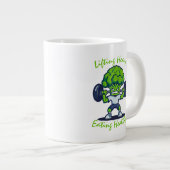 Spaß und Motivierend Fitness Tasse - Strong Brocco (Vorderseite Rechts)