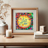 Spaß und nie zu spät zitierte Inspirivität Poster