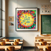 Spaß und nie zu spät zitierte Inspirivität Poster