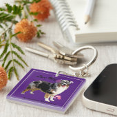 Spaß und Niedliche Liebe Meine Aussie Schlüsselanhänger (Vorderseite rechts)