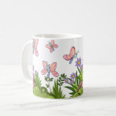 Spaß und Niedliches Design Kaffeetasse (Vorderseite Links)