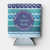 Spaß und Personalisierter Pool Dosenkühler (Vorderseite)