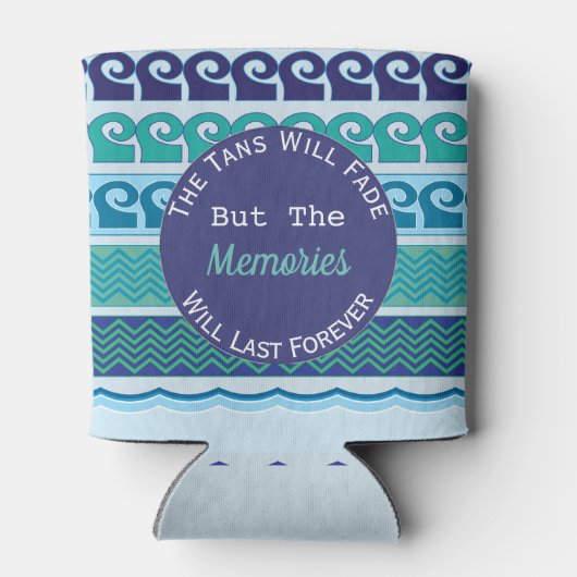 Spaß und Personalisierter Pool Dosenkühler (Rückseite)