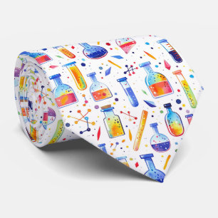 Spaß und Quirky Hand Drawn Chemistry Krawatte